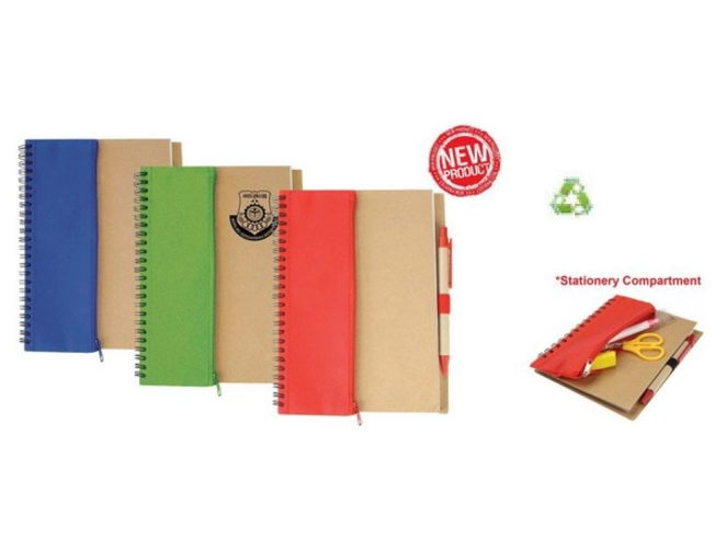 Eco Notebook with Pencil Case ENB 3840