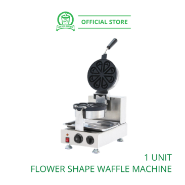 FLOWER SHAPE WAFFLE MACHINE 花型华夫机 - 1 Mole | Single Pan | Dessert | Snacks | Belgium Waffle