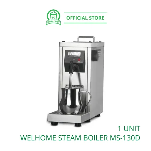 WELHOME WPM STEAM BOILER MS-130D 蒸汽机 - Milk Frother | Stainless steel | Manual