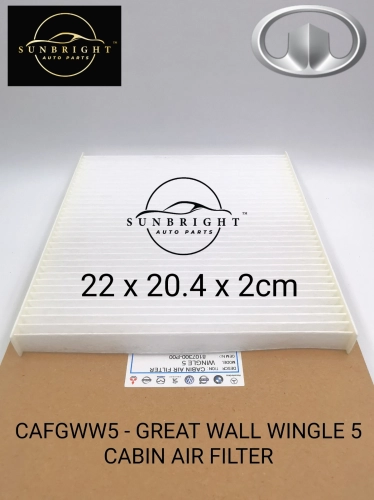 CAFGWW5 - GREAT WALL WINGLE 5 CABIN AIR FILTER