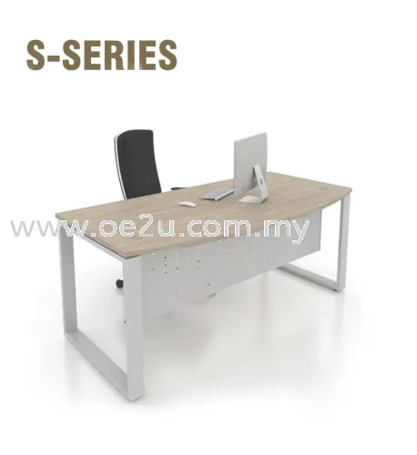 D-Shape Table c/w Matrix Square Leg 