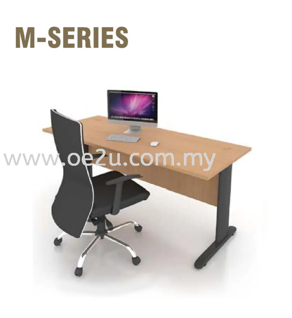 Rectangular Table C/w J Cantilever Leg & Wooden Modesty Panel OFFICE ...