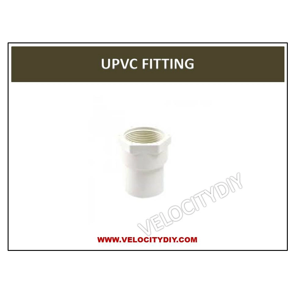 （厨房排污水白色接头）40mm 1" UPVC Fitting/UPVC Connector/UPVC Sambung/For Kitchen Sink