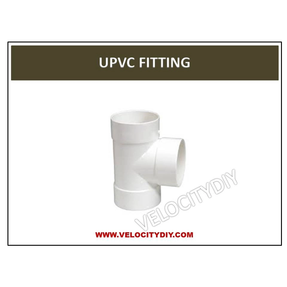 （厨房排污水白色接头）40mm 1" UPVC Fitting/UPVC Connector/UPVC Sambung/For Kitchen Sink