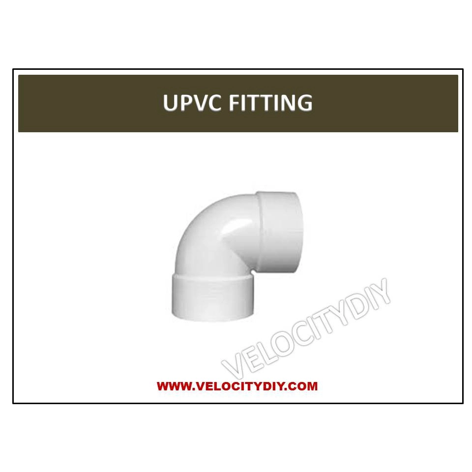 （厨房排污水白色接头）50mm 2" UPVC Fitting/UPVC Connector/UPVC Sambung/For Kitchen Sink