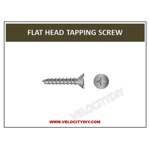 8# Flat Head Self-Tapping Screw 50pcs