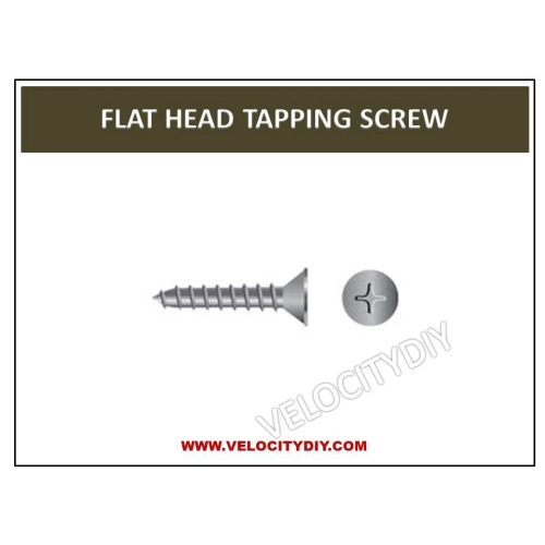 8# Flat Head Self-Tapping Screw 20pcs