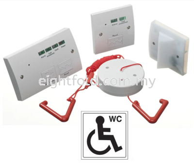 ESB901B WIRED DISABLE TOILET Alarm Kit Pull Cord Panic Button OKU