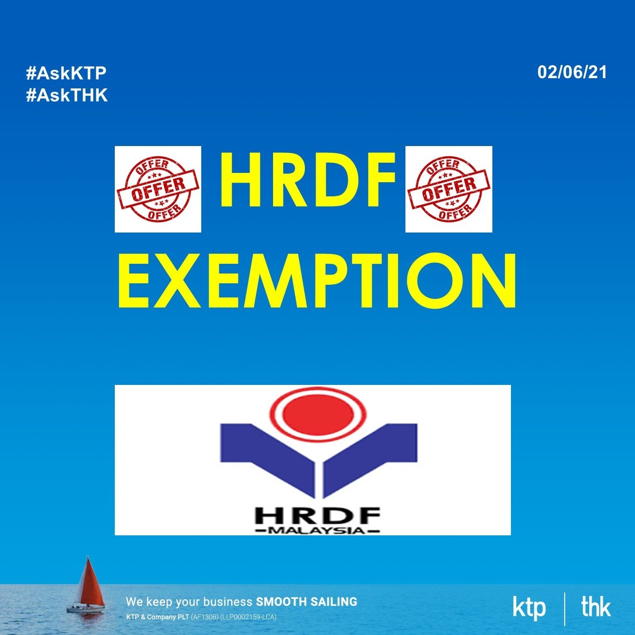 Exemption hrdf 2021 levy KTP &