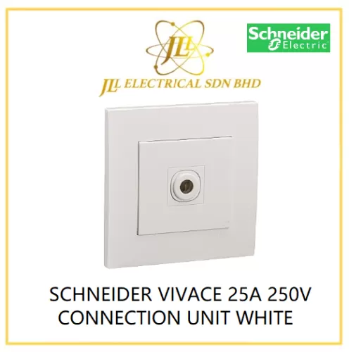 SCHNEIDER VIVACE 25A 250V CONNECTION UNIT WHITE [KB31TB_WE]