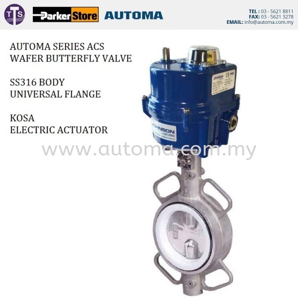 Electric Actuator Butterfly Valve ACS Electric Actuator Valve AUTOMATIC VALVE Subang Jaya, Selangor, Malaysia. Supplier, Supply, Manufacturer | TTS Valve Technologies Sdn Bhd