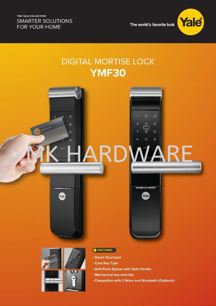 DIGITAL MORTISE LOCK YMF30