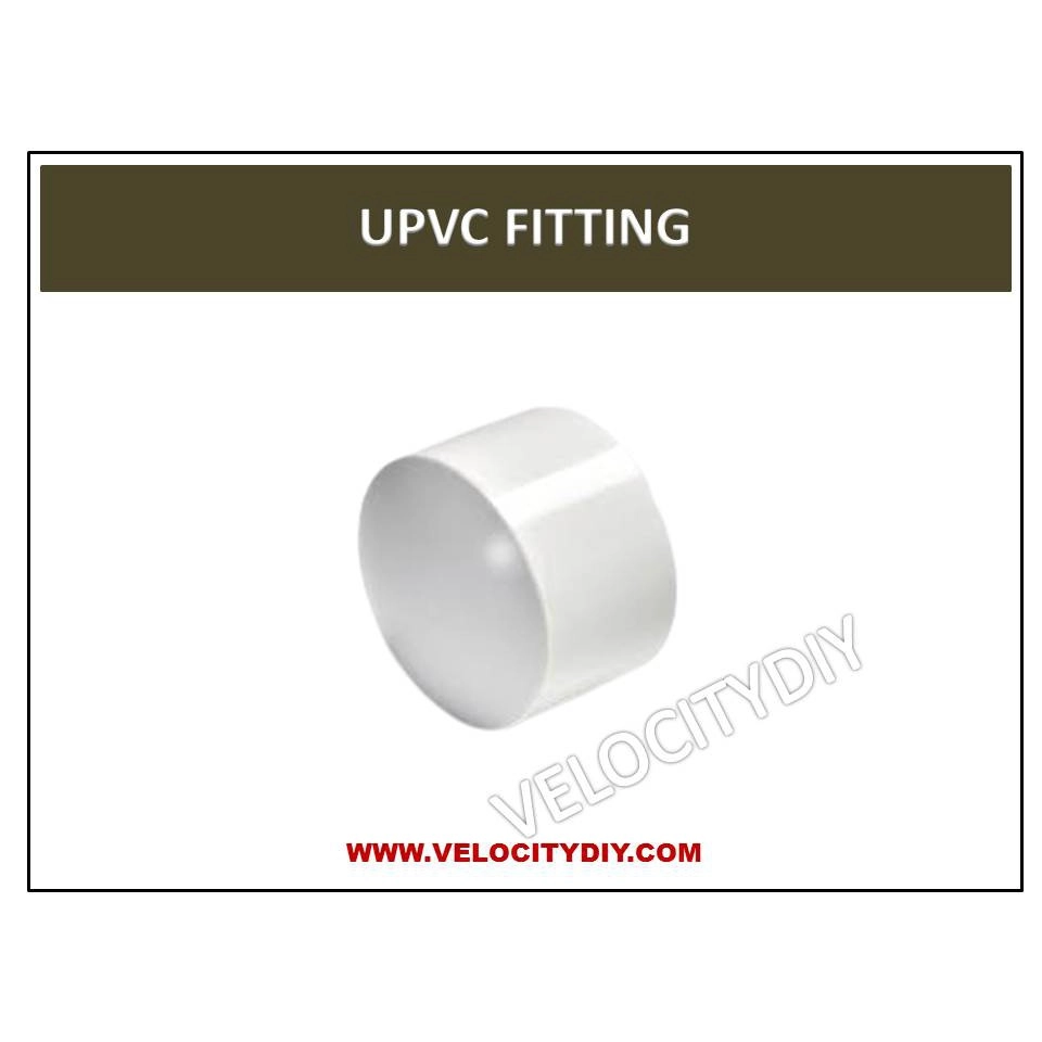 （排气/排污水白色接头）110mm 4" UPVC Fitting/UPVC Connector/UPVC Sambung/For Bathroom/For Rooftop/For Gutter/Salur Air