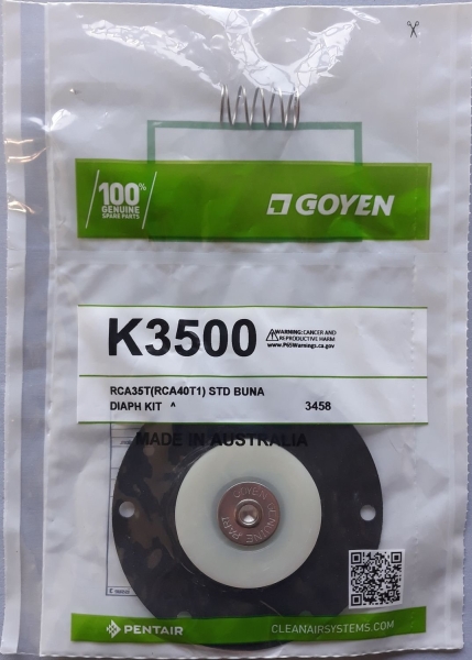K3500 Goyen Diaphragm Repair Kit GOYEN KIT Spare Parts Malaysia, Perak Supplier, Suppliers, Supply, Supplies | ASIA-MECH HYDRO-PNEUMATIC (M) SDN BHD