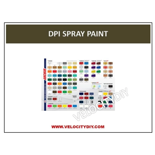 （DPI 喷漆）DPI AEROSOLS SPRAY PAINT/ANCHOR SPRAY PAINT/614 SPRAY PAINT/KROMOTO SPRAY PAINT STANDARD COLOUR PART-3