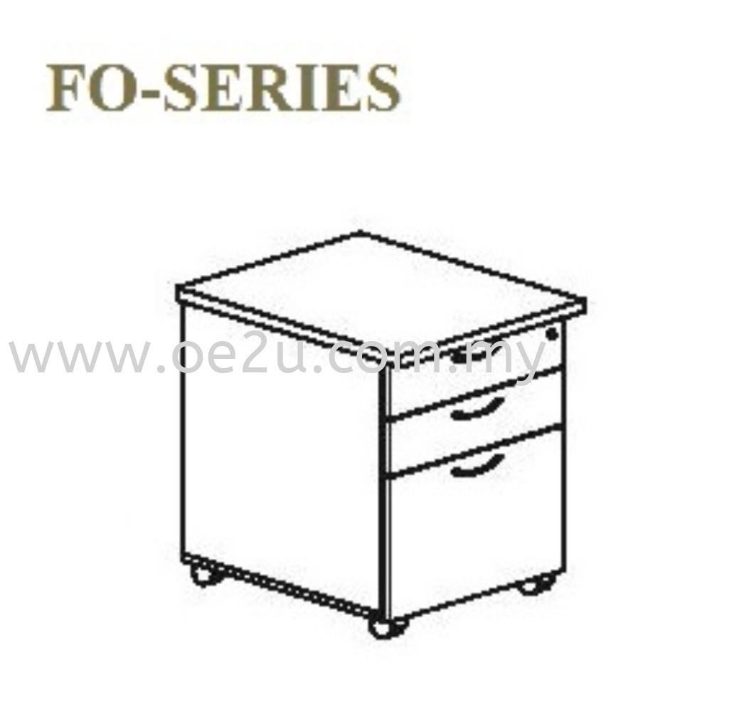 Mobile Pedestal Drawer 2D+1F (FO Series)