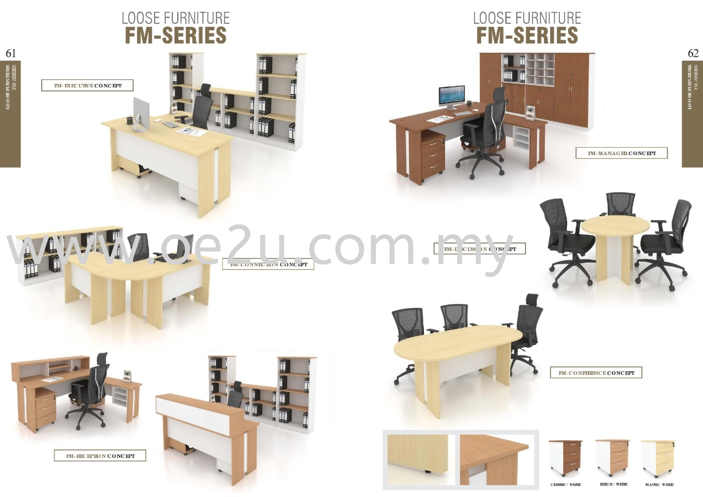 Round Discussion Table c/w Chipboard Leg (FM Series)