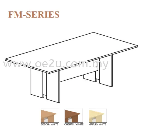 Rectangular Conference Table c/w Chipboard Leg (FM Series)