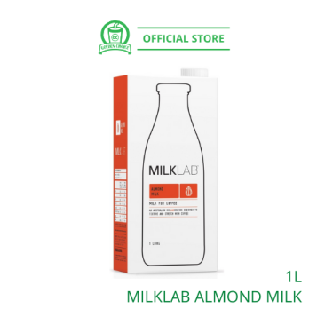 MILKLAB Almond Milk 1L 杏仁奶 - Non Dairy Milk | Vegan | Almond Latte | Barista