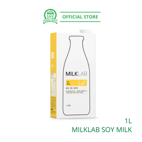 MILKLAB Soy Milk 1L 豆奶 - Non Dairy Milk | Vegan | Susu Soya | Soy Latte | Barista