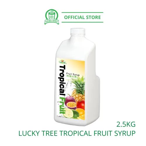 TROPICAL FRUIT Concentrate Syrup 2.5kg LUCKY TREE 福树热带水果果汁 - Taiwan Import | Fruit Tea | Fruit Juice