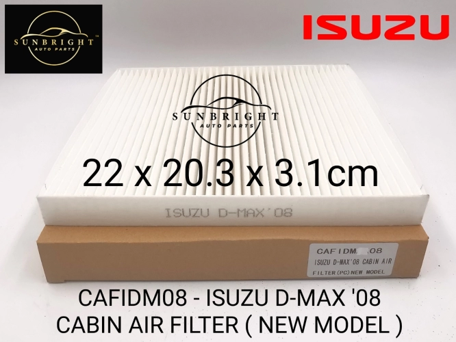 CAFIDM08 - ISUZU D-MAX '08 CABIN AIR FILTER ( NEW MODEL )