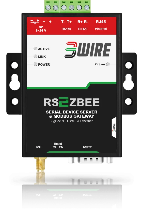 RS2ZBEE Serial Device Server & Modbus Gateway