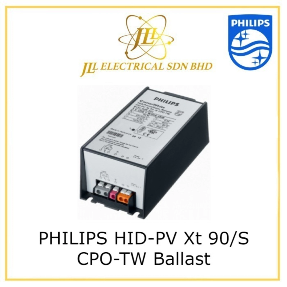 PHILIPS HID-PV Xt 90/S 90W CPO-TW 220-240V 50/60Hz PrimaVision Xtreme Electronic Ballast 913700642272