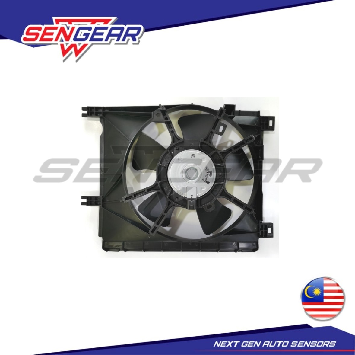 PERODUA MYVI LAGI BEST FAN MOTOR COMPLETE SET WITH FAN GUARD Sengear Radiator  Fan Motor Kuala
