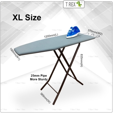 3V 25mm XL High Quality Ironing Board (Random Colour)