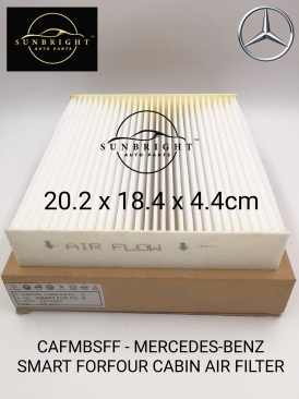 CAFMBSFF - MERCEDES-BENZ SMART FORFOUR CABIN AIR FILTER