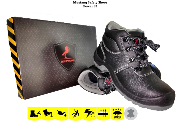 Mustang Power S3 Safety Shoes Mustang Safety Shoes Selangor, Klang, Malaysia, Kuala Lumpur (KL) Supplier, Suppliers, Supply, Supplies | Tang Seng Trading Sdn Bhd