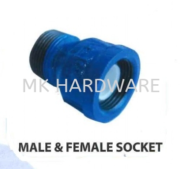 POLY STEEL MALE & FEMALE SOCKET