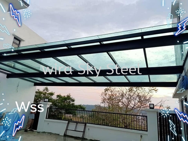 Laminated Glass Roof Roof Glass Roof Canopy Selangor, Malaysia, Kuala Lumpur (KL), Semenyih Supplier, Suppliers, Supply, Supplies | Wira Sky Steel Sdn Bhd