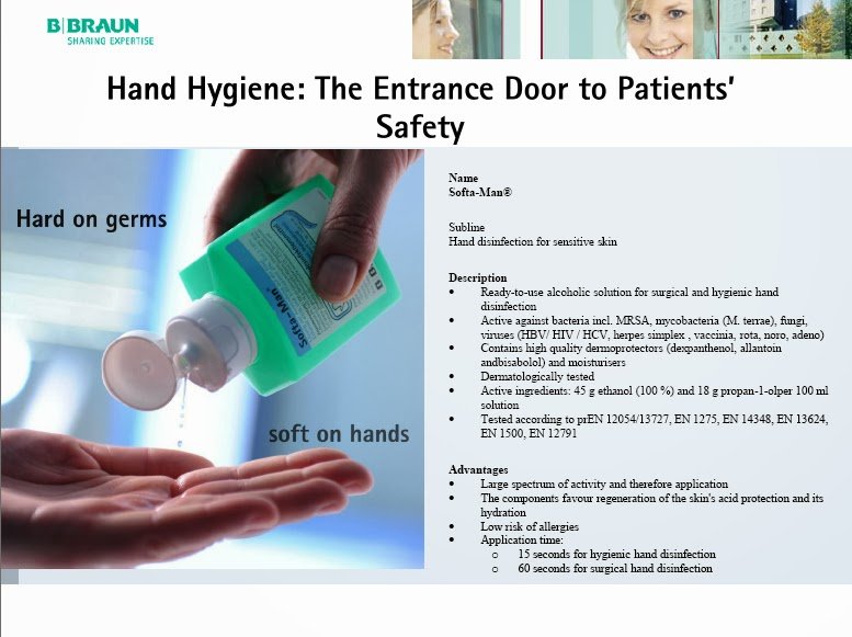 BBraun Softa-Man Hygienic and Surgical Hand Disinfectant - Jun 16 