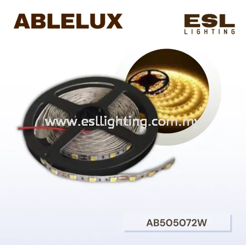 ABLELUX LED STRIP 5050 72W 2700K 5METER 1440 LUMEN PER Meter