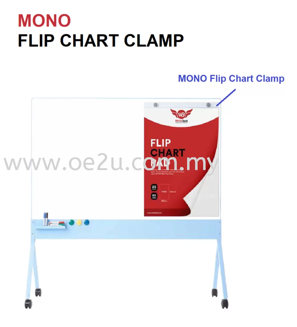 MONO Flip Chart Clamp (For MONO Range Flipchart Only)
