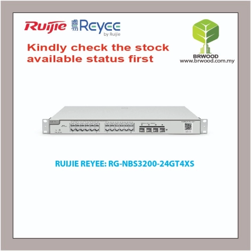 RUIJIE REYEE RG-NBS3200-24GT4XS: 24GE C/W 4 SFP+ GIGABIT CLOUD MANAGED SWITCHES