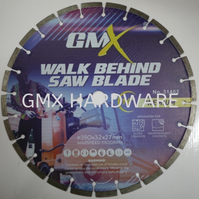 GMX WALK BEHIND SAW BLADE NO.31402 14" PREMIUM