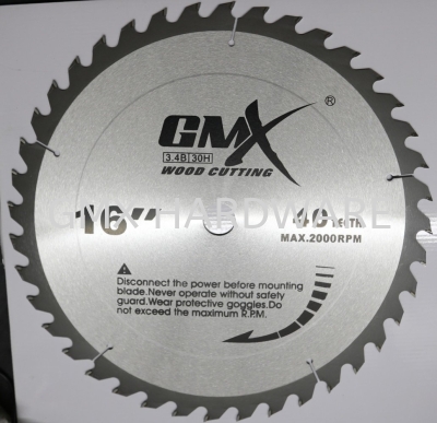 GMX 3.4B 30H WOOD CUTTING 16" 40 TEETH