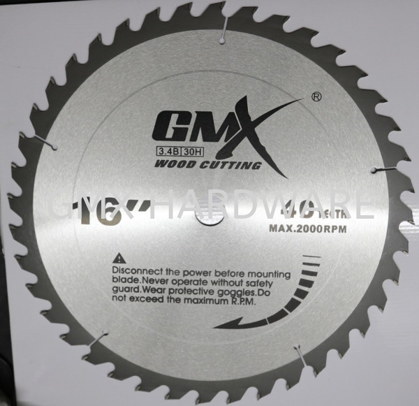 GMX 3.4B 30H WOOD CUTTING 16" 40 TEETH WOOD CUTTING Melaka, Malaysia, Batu Berendam Supplier, Suppliers, Supply, Supplies | GMX MACHINERY & HARDWARE TRADING