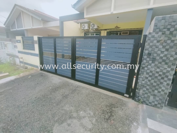 ALUMINIUM SWING GATE Aluminium Swing Gate Aluminium Gate - i-SmartGate Singapore, Johor, Senai, Selangor, Seremban, Malaysia Manufacturer, Supplier, Supply, Supplies | AST Automation Pte Ltd