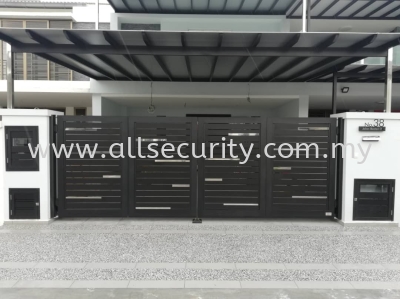 ALUMINIUM TRACKLESS FOLDING GATE