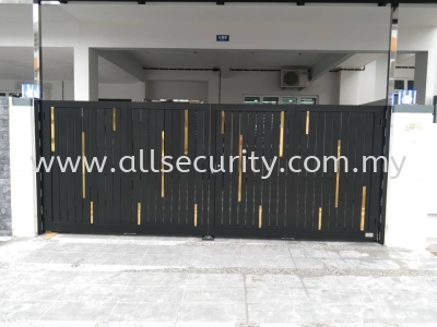 ALUMINIUM TRACKLESS FOLDING GATE