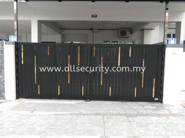 ALUMINIUM TRACKLESS FOLDING GATE Aluminium Trackless Folding Gate Aluminium Gate - i-SmartGate Singapore, Johor, Senai, Selangor, Seremban, Malaysia Manufacturer, Supplier, Supply, Supplies | AST Automation Pte Ltd