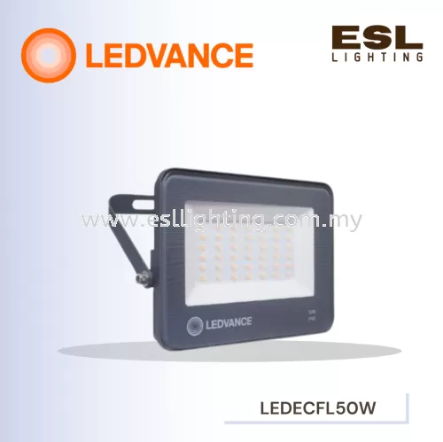 LEDVANCE LED ECO FLOODLIGHT/SPOTLIGHT 50W POWER FACTOR 0.9 3000K 4000K 6500K OUTDOOR LIGHT