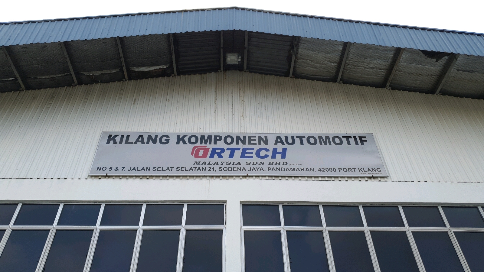 Ortech Gi Metal Signage Signboard At Puchong Kuala Lumpur Gi Metal Signage Kuala Lumpur Kl Malaysia