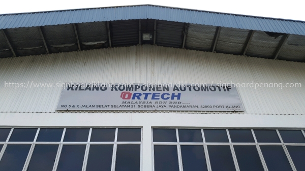 ortech gi metal signage signboard at puchong kuala lumpur GI METAL SIGNAGE Kuala Lumpur (KL), Malaysia Supplies, Manufacturer, Design | Great Sign Advertising (M) Sdn Bhd