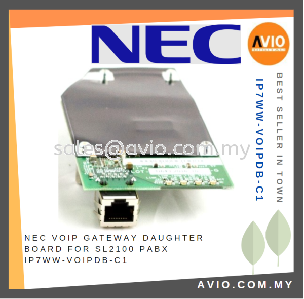 NEC VOIP Gateway Daughter Board for SL2100 PABX Phoneline Phone Line IP7WW-VOIPDB-C1 NEC Johor Bahru (JB), Kempas, Johor Jaya Supplier, Suppliers, Supply, Supplies | Avio Digital