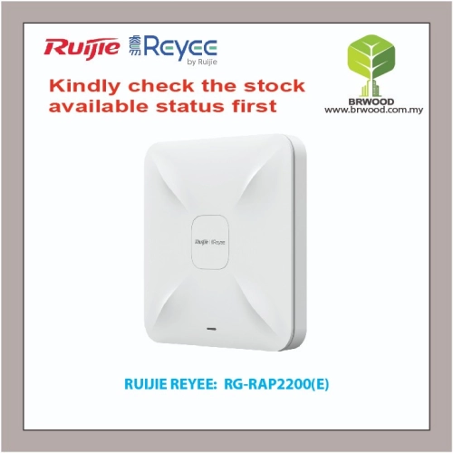 RUIJIE REYEE RG-RAP2200(E): AC1300 DUAL BAND CEILING MOUNT ACCESS POINT